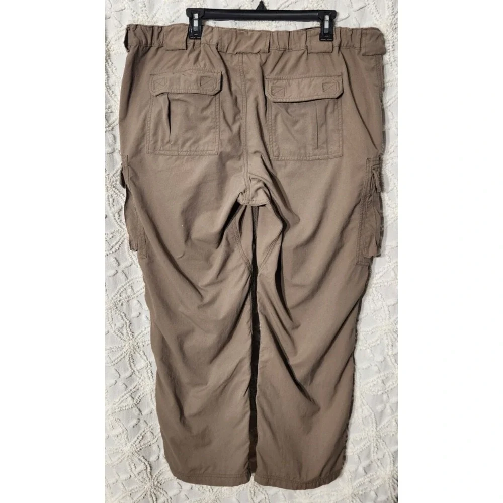 Duluth Trading Mens Cargo Pants Size XXL Khaki Workwear‎ Outdoor Relaxed